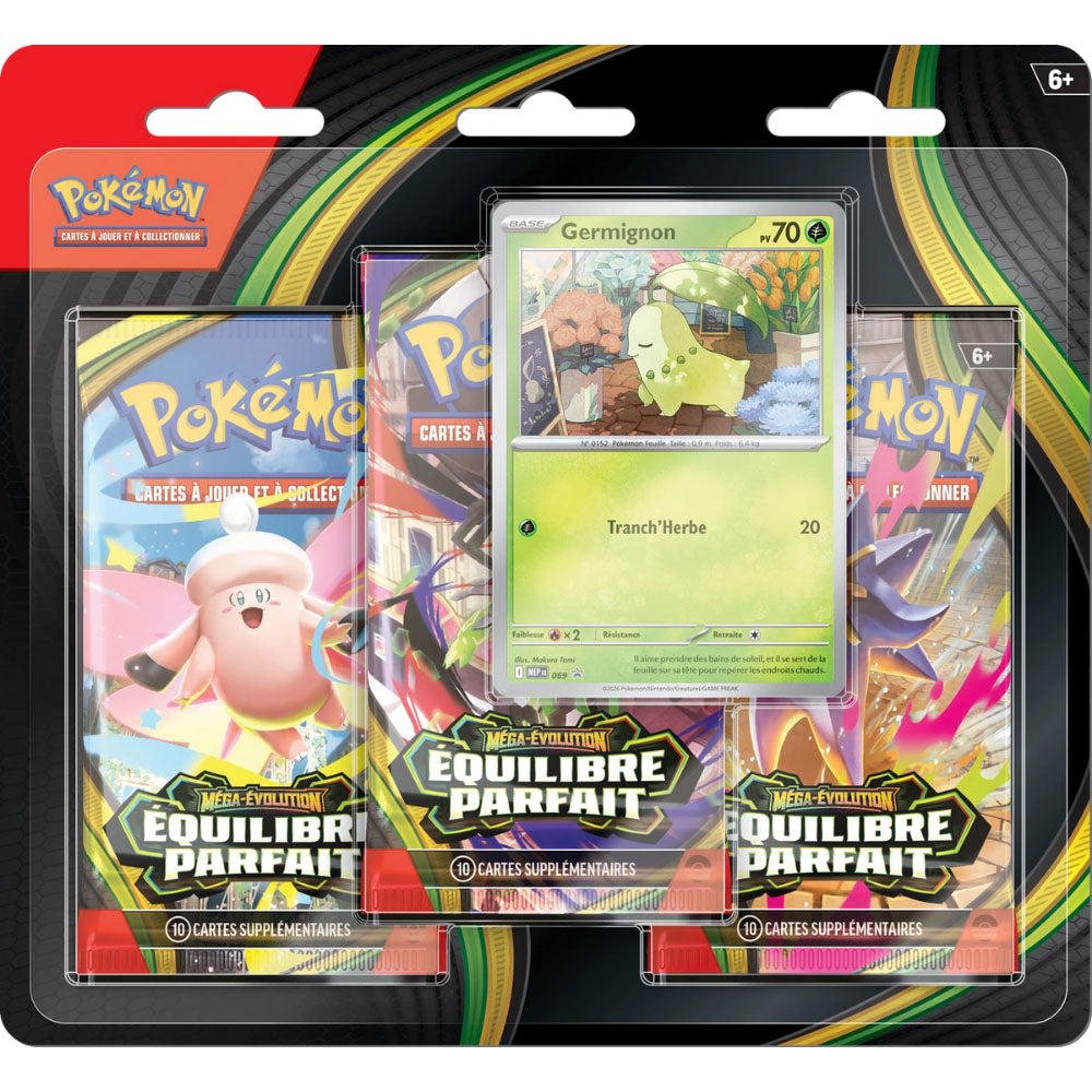 Tri-Pack Pokémon ME03 FR - Equilibre parfait - Germignon